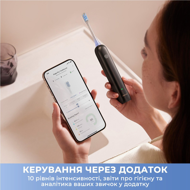 Зубна щітка Mova Fresh Pro Sliver (ATB15A-SIL)