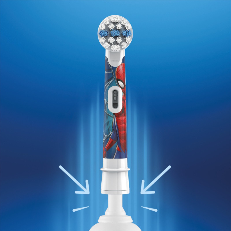 Насадки для електричної зубної щітки ORAL-B BRAUN Kids Людина-павук, 4 шт (8006540805237)