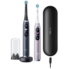 Набір зубних щіток BRAUN Oral-B iO Series 9 DUO iOM9d.2J2.2AD Pink+Black (4210201411574)