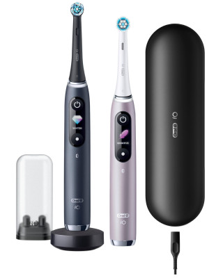 Набір зубних щіток BRAUN Oral-B iO Series 9 DUO iOM9d.2J2.2AD Pink+Black (4210201411574)