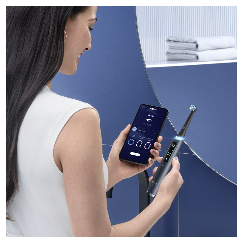 Набір зубних щіток BRAUN Oral-B iO Series 9 DUO iOM9d.2J2.2AD Pink+Black (4210201411574)