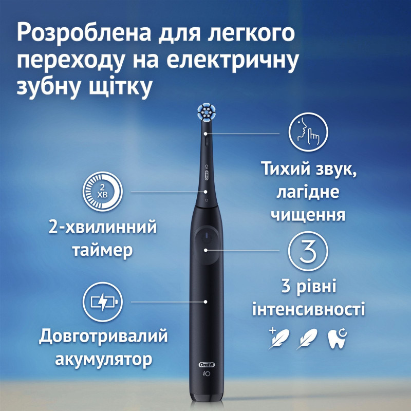 Зубна щітка BRAUN Oral-B iO Series 2 iOS2.1D9.2K Black + футляр (8700216611923)