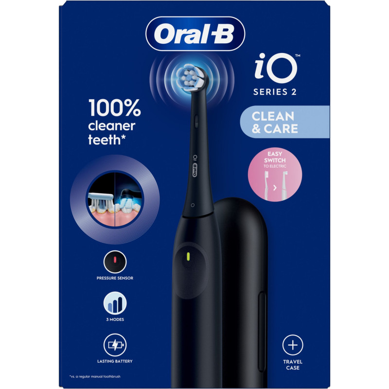Зубна щітка BRAUN Oral-B iO Series 2 iOS2.1D9.2K Black + футляр (8700216611923)