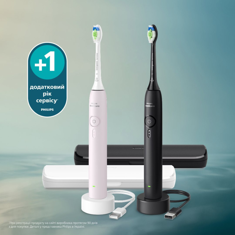 Набір зубних щіток PHILIPS Sonicare HX4072/42 серії 3100