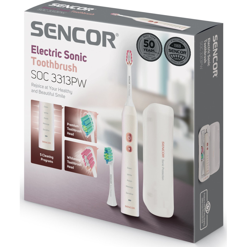 Зубна щітка Sencor SOC 3313PW