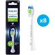Насадки для зубної щітки Philips Sonicare W2 Optimal White 8шт (HX6068/87)
