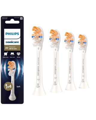 Насадки для зубної щітки Philips Sonicare Premium A3 All-in-One 4шт (HX9094/87)