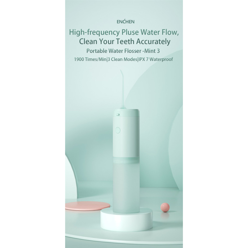 Irrigator Enchen Electric Water Flosser Mint 3
