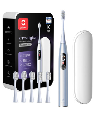 Зубна щітка Oclean X Plus Pro Digital Silver (6970810556179)