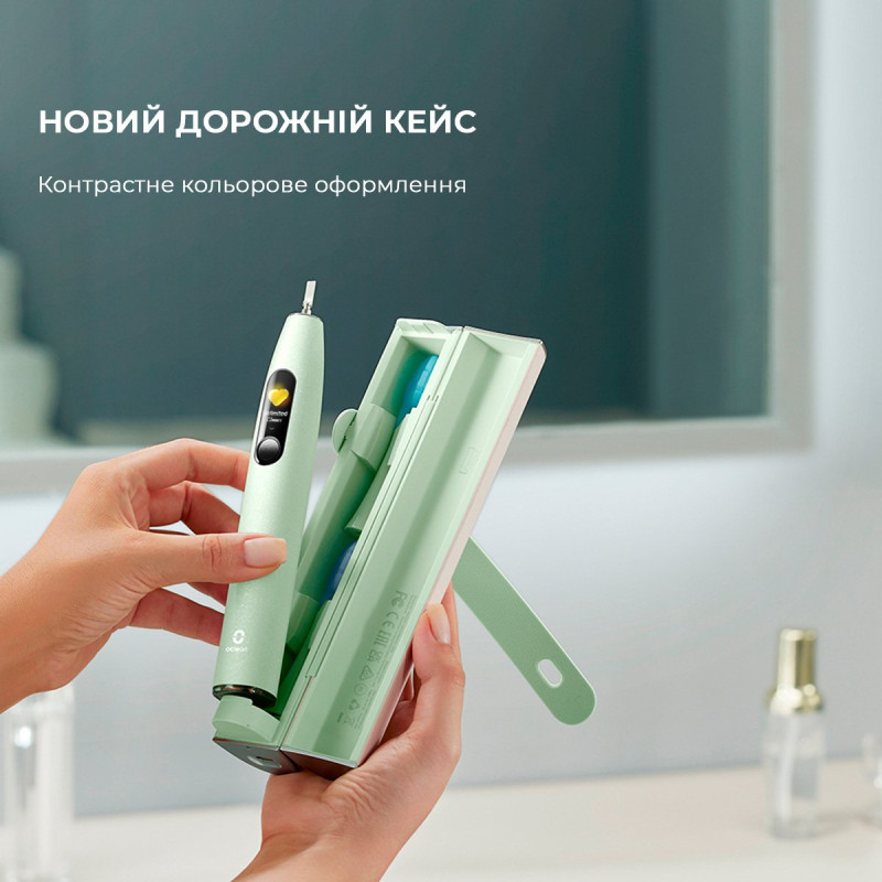 Зубна щітка Oclean X Ultra Set Electric Toothbrush Green (6970810553505)