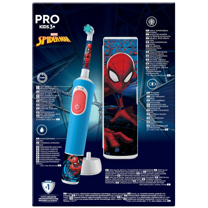 Зубна щітка BRAUN Oral-B D103.413.2KX Spider-Man