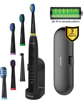 Електрична зубна щітка Pecham Travel PC-085 Black