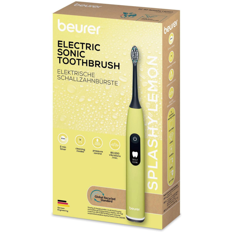 Зубна щітка Beurer Splashy Lemon (SC_50_SPLASHY_LEMON_GP)