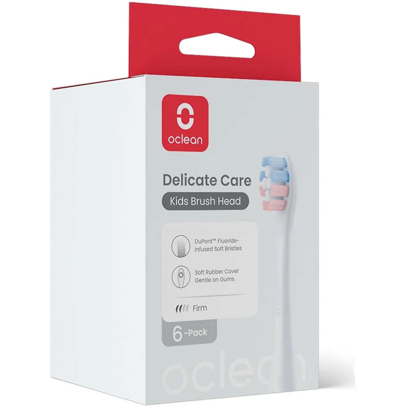 Насадки для зубної щітки Oclean Delicate Care P3K1 White 6 шт (6970810557404)
