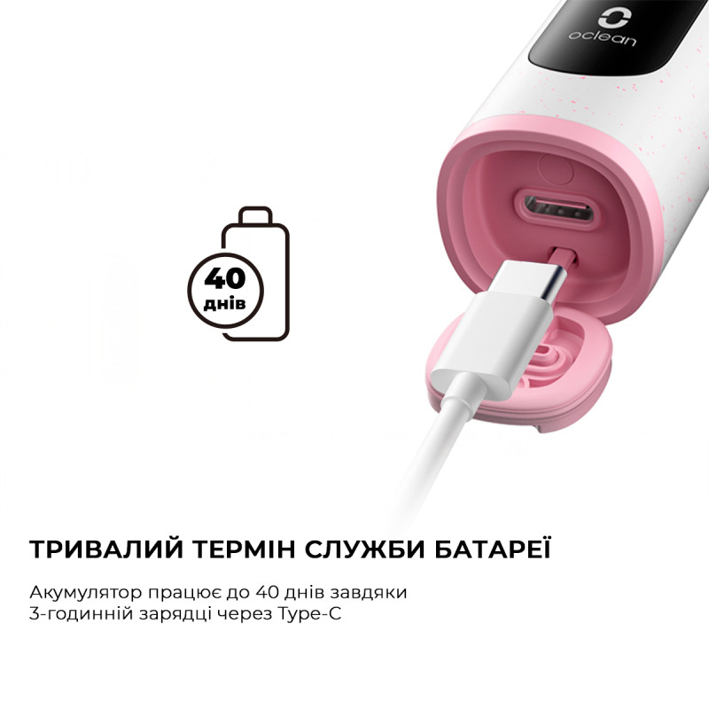 Зубна щітка Oclean X Lite Grey (6970810555981)