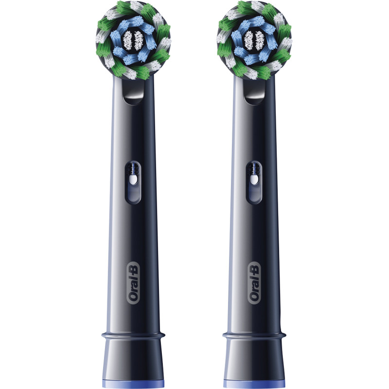 Насадки для електричної зубної щітки ORAL-B BRAUN Pro Cross Action Чорні, 2 шт (8006540847657) 