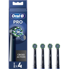 Насадки для електричної зубної щітки Oral-B Pro Cross Action Чорні, 4 шт (8006540847671)