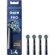Насадки для електричної зубної щітки Oral-B Pro Cross Action Чорні, 4 шт (8006540847671)