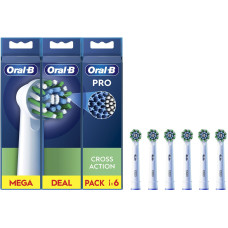 Насадка для зубної щітки Oral-B Pro Cross Action, 6 шт (8006540847879)