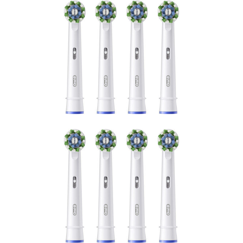 Насадки для електричної зубної щітки Oral-b Braun Pro Cross Action, 8 шт білі (8006540847855)