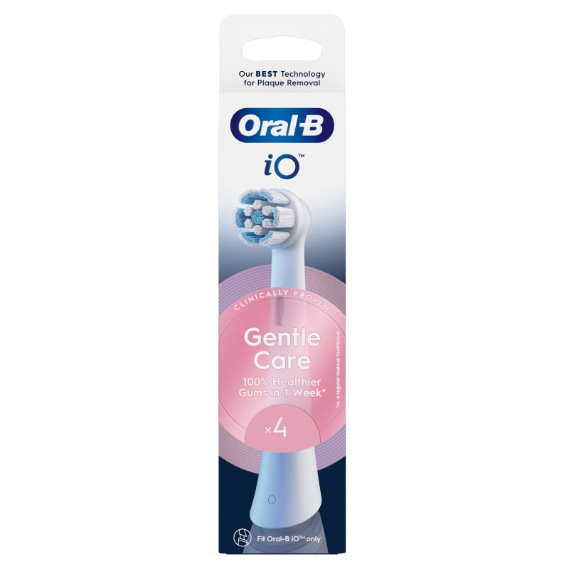 Насадки для зубної щітки Oral-B iO Ніжний догляд 4 шт (8700216199438)