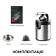 Соковитискач Cecotec Xqueeze RetroJuice 600 Steel (CCTC-03363)