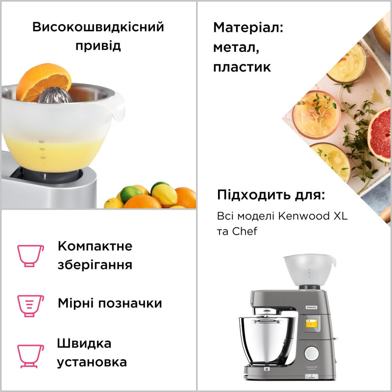 Насадка цитрус-прес KENWOOD AT312
