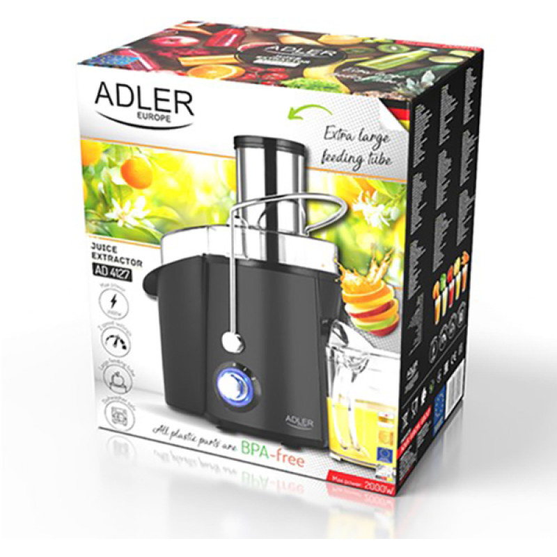 Соковитискач Adler AD 4127 black
