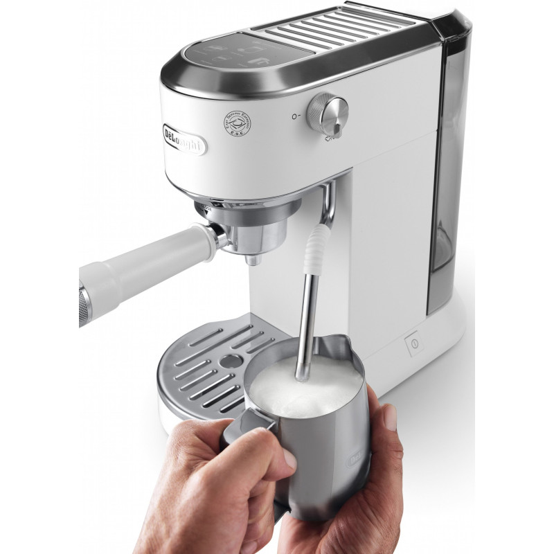 Рожкова кавоварка DeLonghi EC 890 WI Dedica Duo