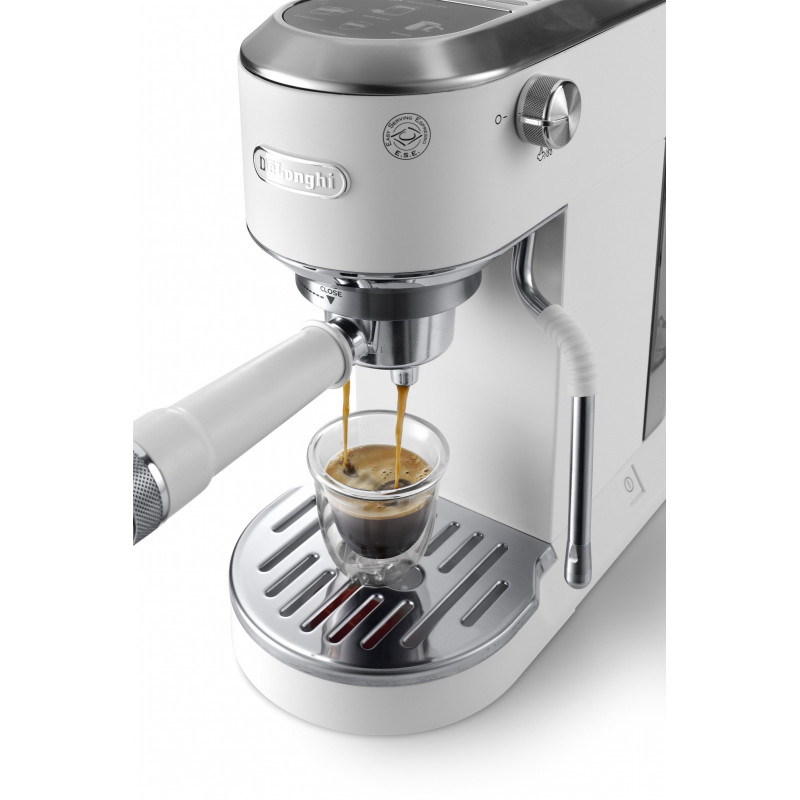 Рожкова кавоварка DeLonghi EC 890 WI Dedica Duo