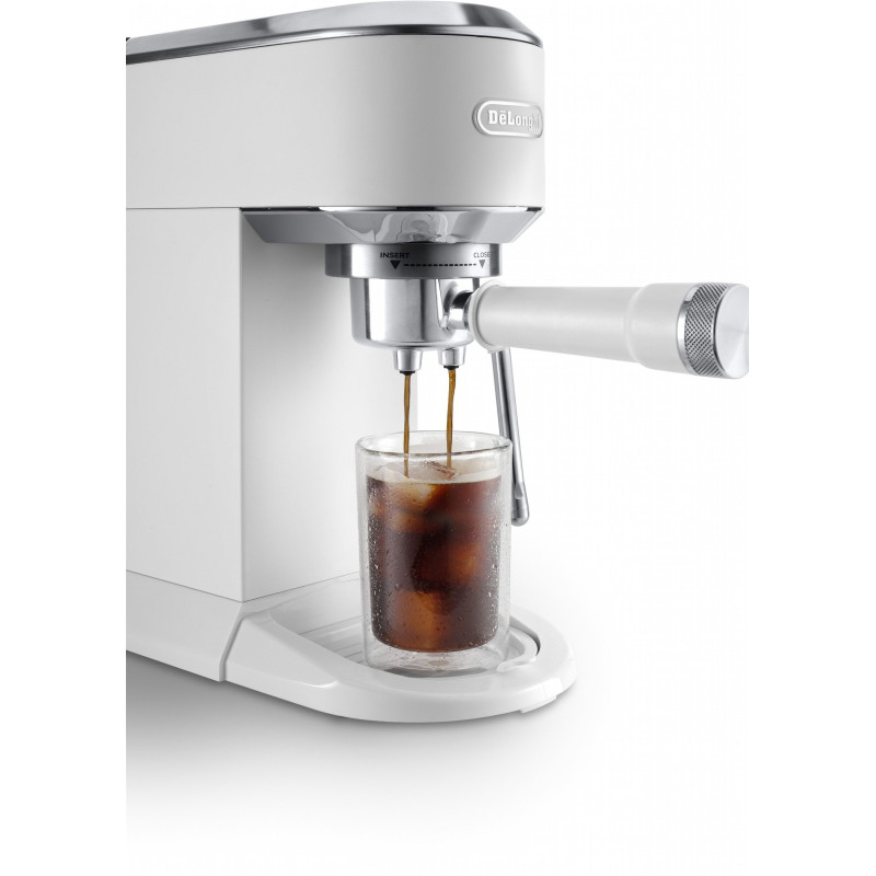 Рожкова кавоварка DeLonghi EC 890 WI Dedica Duo