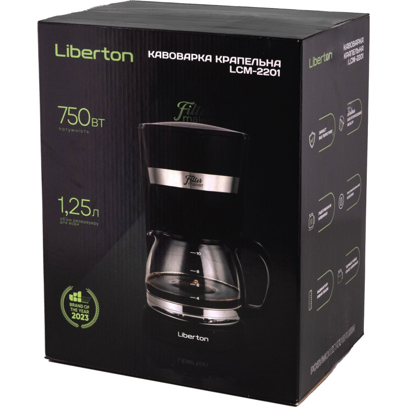 Кавоварка крапельна Liberton LCM-2201