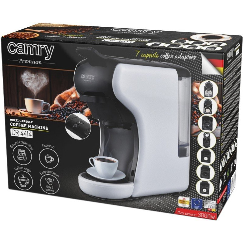 Кавоварка Camry CR 4414 white