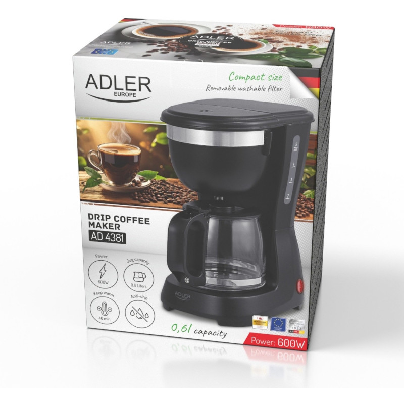Кавоварка Adler AD 4381 black