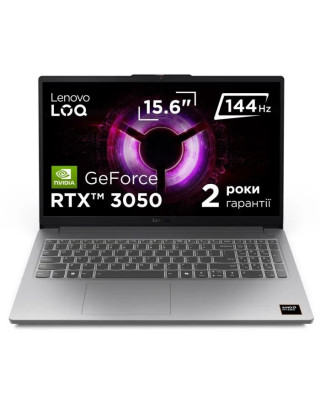 Ноутбук Lenovo LOQ 15ARP10E Luna Grey (83S0007GRA)