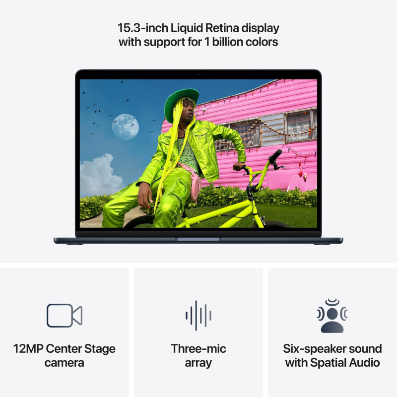 Ноутбук Apple MacBook Air 15 M5 A3448 Midnight (MDVK4UA/A)