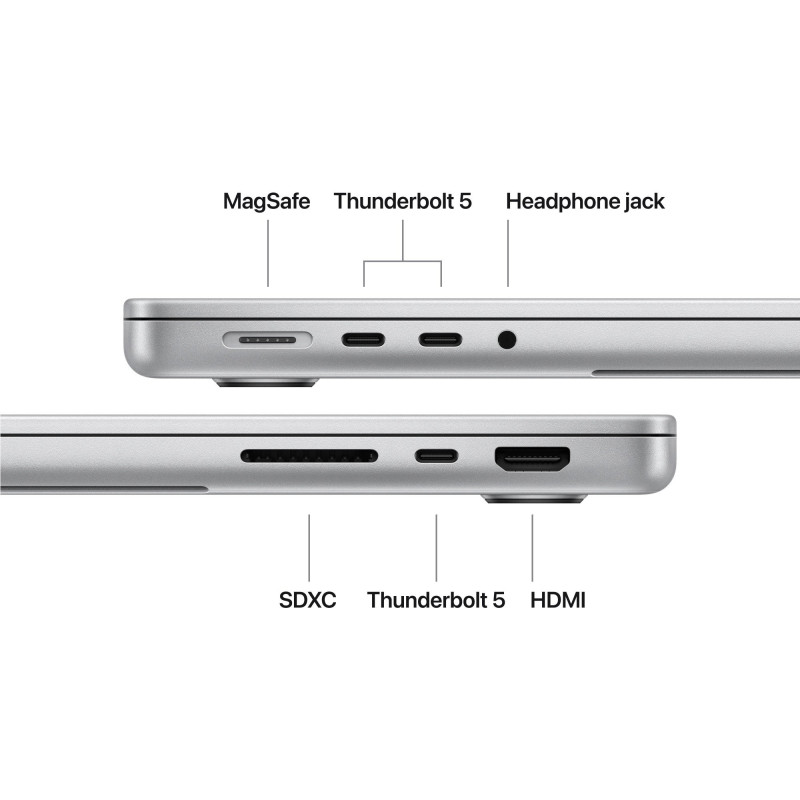 Ноутбук Apple MacBook Pro 14 A3426 M5 Pro Silver (MGDN4UA/A)