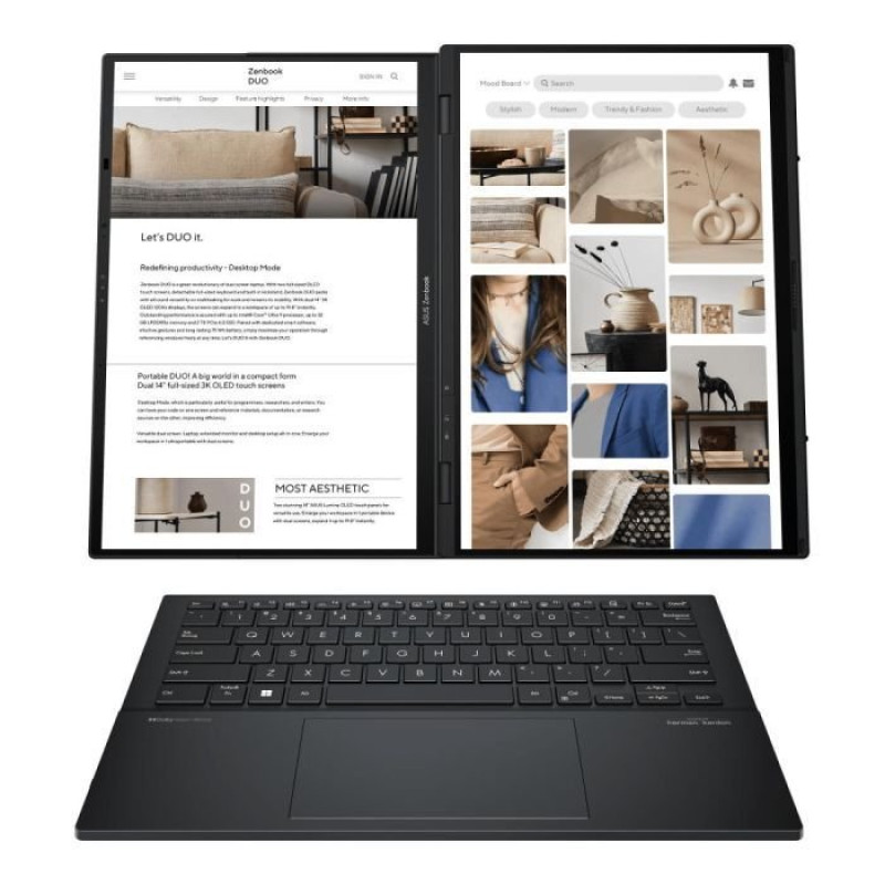 Ноутбук ASUS Zenbook Duo UX8406CA-QL047X (90NB14X1-M001P0)