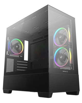 Корпус Deepcool CG380 3F BK (R-CG380-BKAGM3-G)