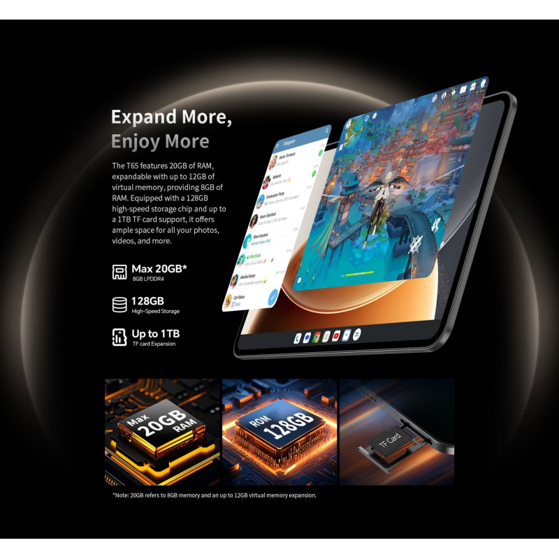 Планшет Teclast T65 8/128GB LTE Grey