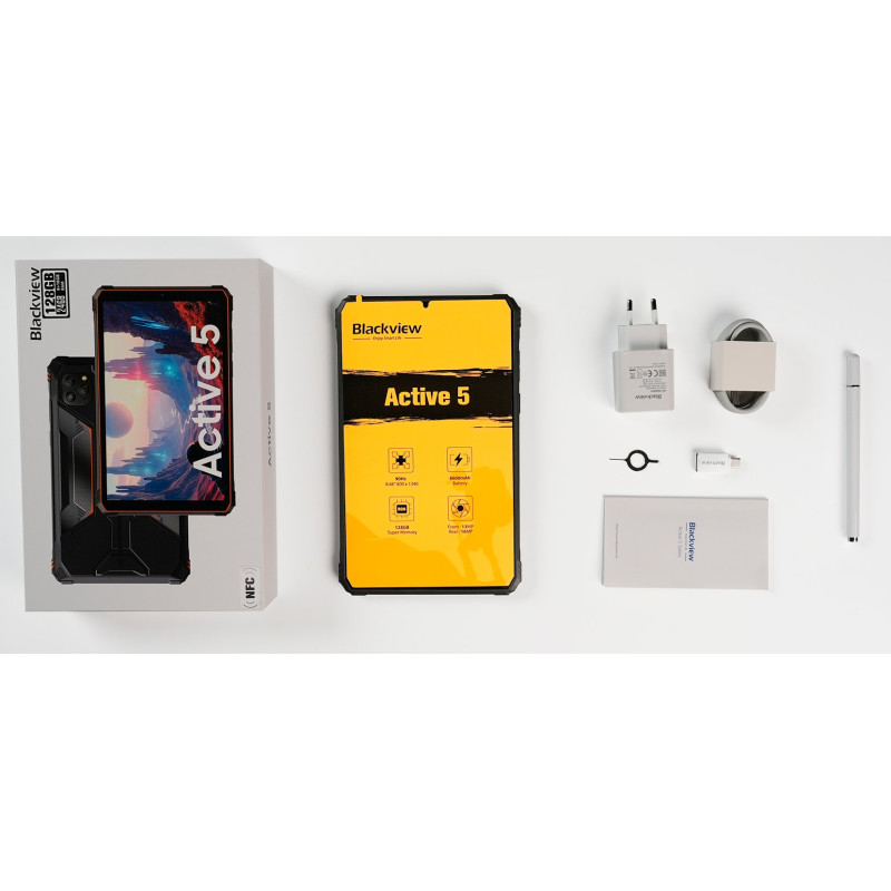 Планшет Blackview Tab Active 5 8/128GB LTE Rugged NFC Black (6931548323044)