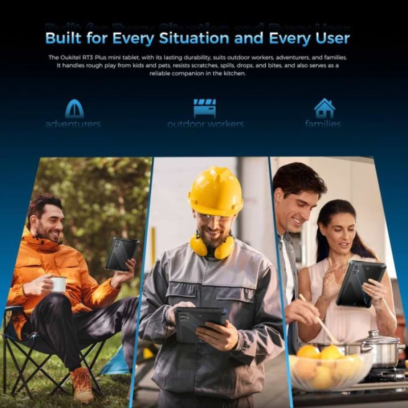 Планшет Oukitel RT3 plus 4/128GB LTE Black