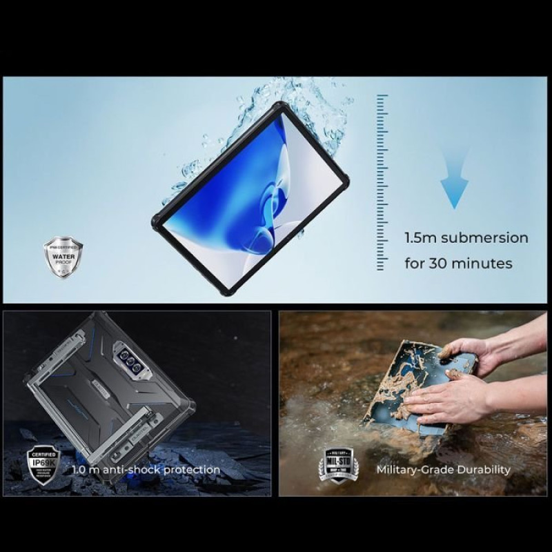 Планшет OUKITEL RT7 5G TITAN 12/512GB NFC LTE Black-Blue (6941749837257)