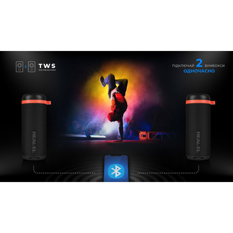 Акустична система REAL-EL X-711 Black (EL121600026)