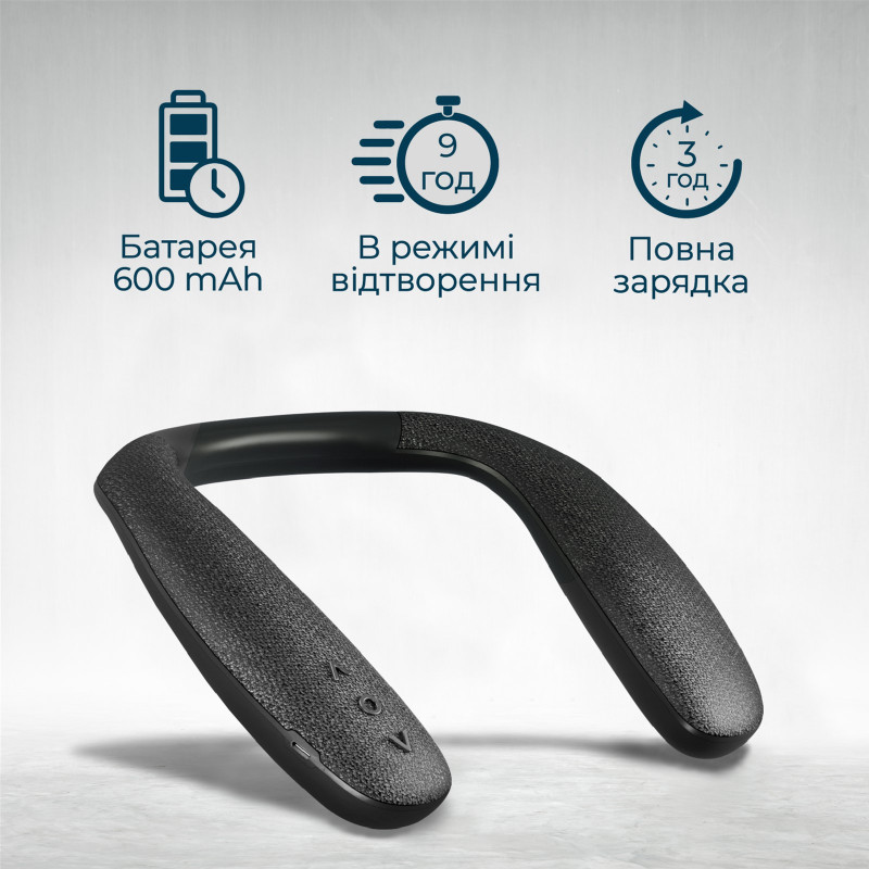 Акустична система Promate Hook 6W Black (hook.black)