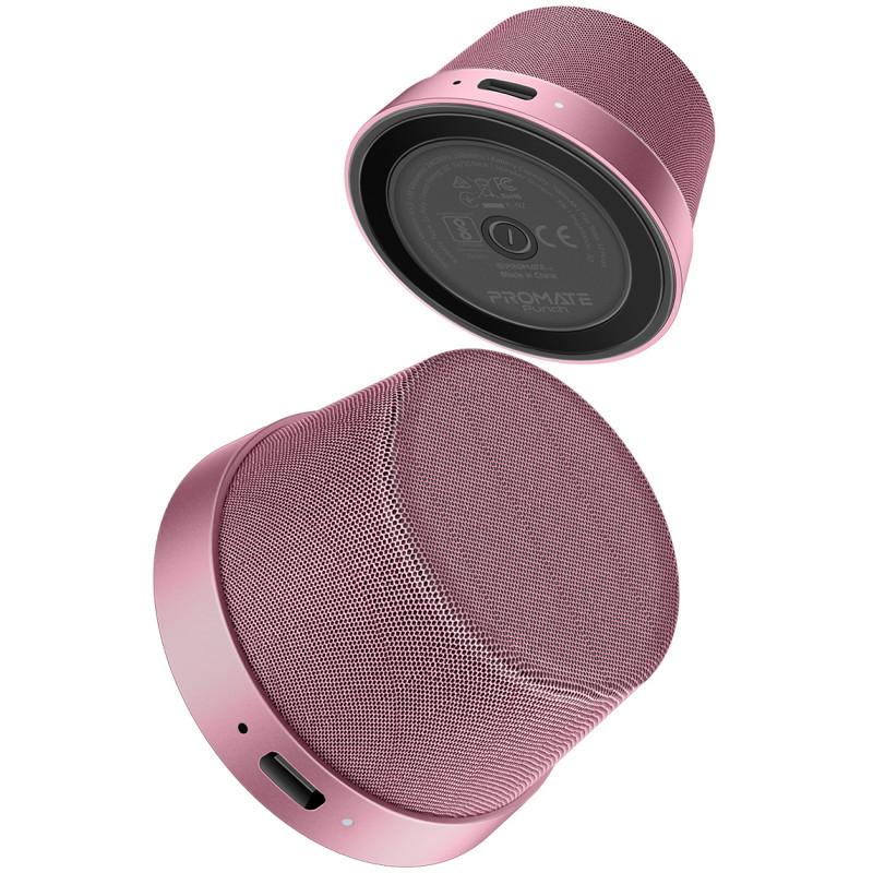 Акустична система Promate Punch 3W Pink (punch.pink)