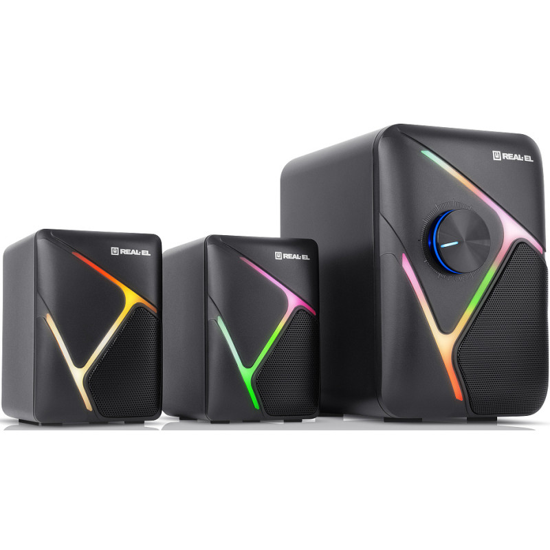 Акустична система REAL-EL M-320 Black (EL121300014)