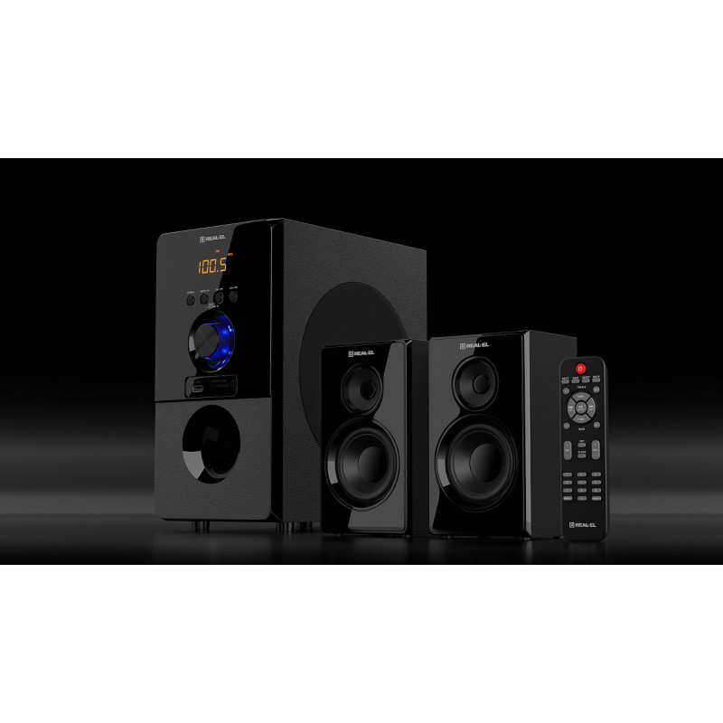 Акустична система REAL-EL M-555 Black (EL121300013)