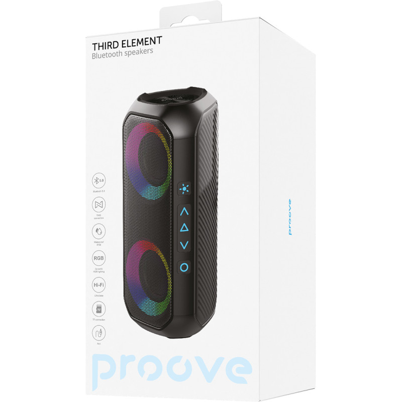 Портативна акустика Proove Third Element 20W black
