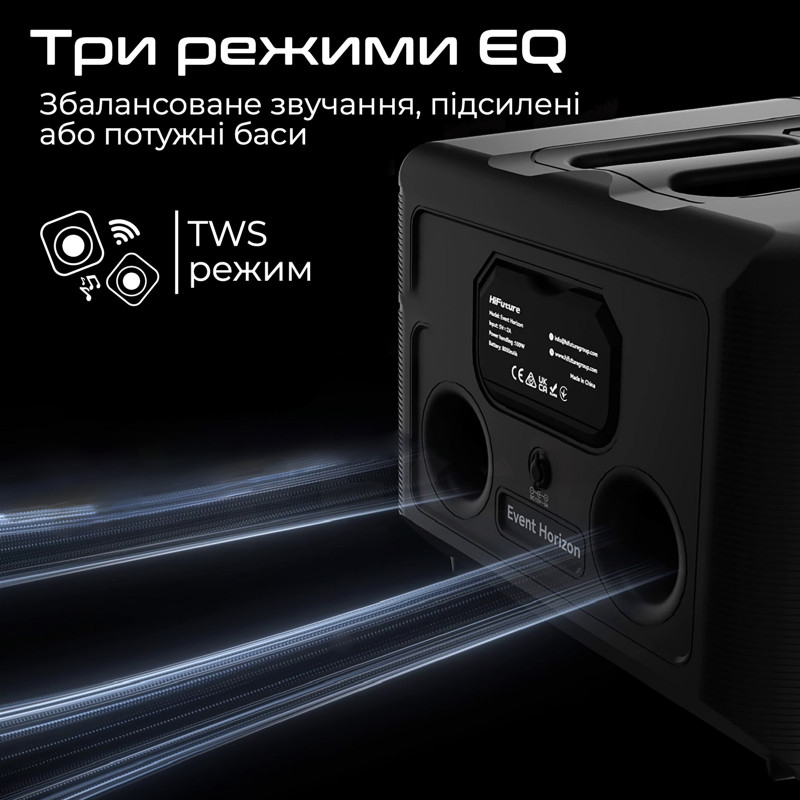 Акустична система HiFuture Event Horizon 100W Black (event horizon.black)
